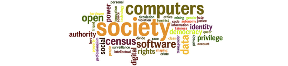 Computers and Society word cloud